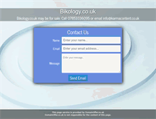 Tablet Screenshot of bikology.co.uk